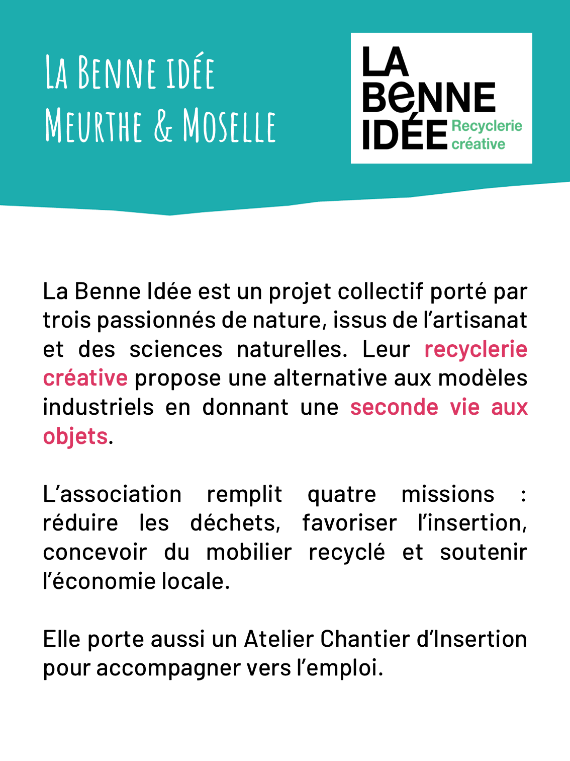 La Benne idée<br />
Meurthe & Moselle<br />
